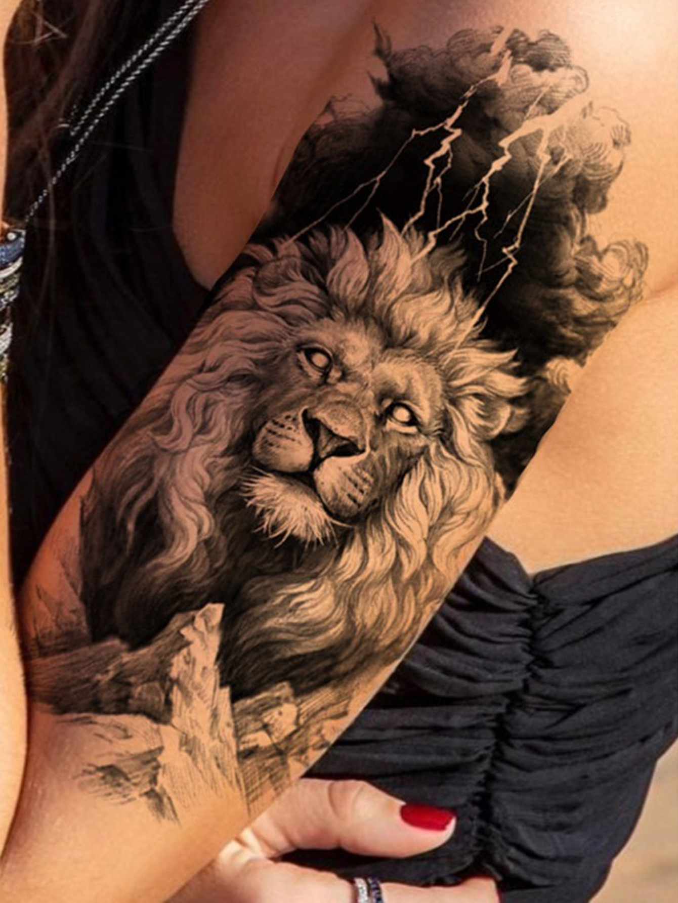 Animal Style Waterproof Arm Tattoo Sticker